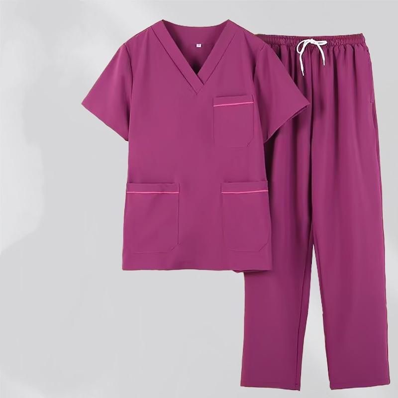 High end elastic quick dry cleaning hand short sleeved doctor's operating room brush hand clothes dental oral pet hospital