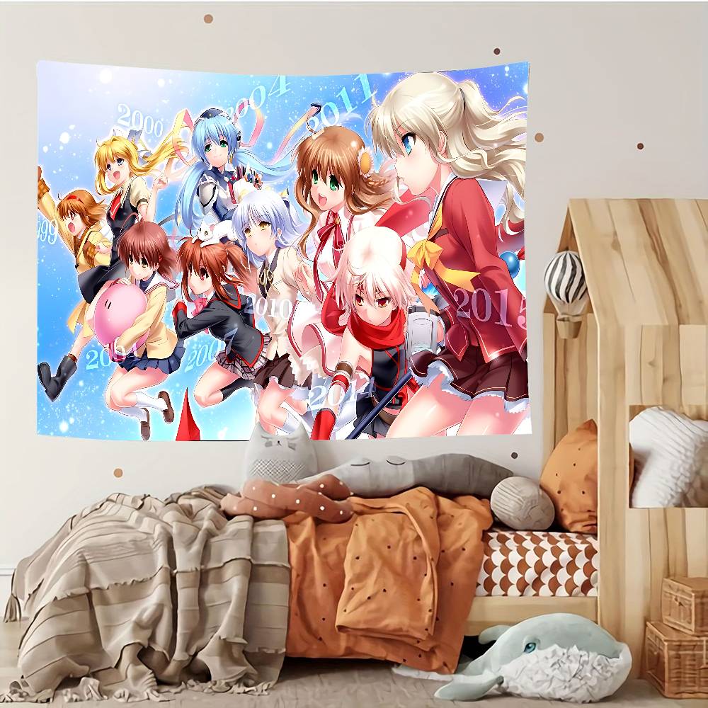 Anohana The FlowerWeSawThat Day Tapestry Customizable Tapestries Of Various Styleswall Hangings Celebrity Photo Printing