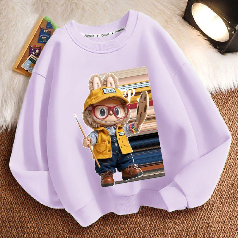 Loose Hoodies for Children, Fashionable Long-sleeved Hoodies for Boys and Girls in Spring and Autumn