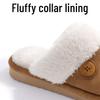 Fashion Kidmi Women's Fuzzy Slippers New Button Style Winter Fluffy Memory Foam Home Shoes Indoor And Outdoor Shoes For Woman Warm Shoes