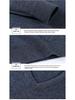 Men's Versatile V-Neck Cashmere Sweater: Warm Autumn/Winter Knit for Middle-Aged & Young Adults