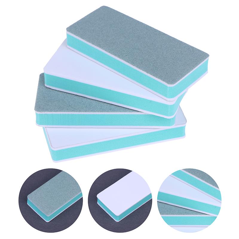 5/10Pcs Polishing Plate Nail Buffing Block Tools Manicure Sanding Accessories Portable Cultural Play Walnut Polishing Block