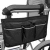 Baby Stroller & Wheelchair Hanging Bag – Side Storage Organizer with Reflective Strip, Convenient Armrest Attachment