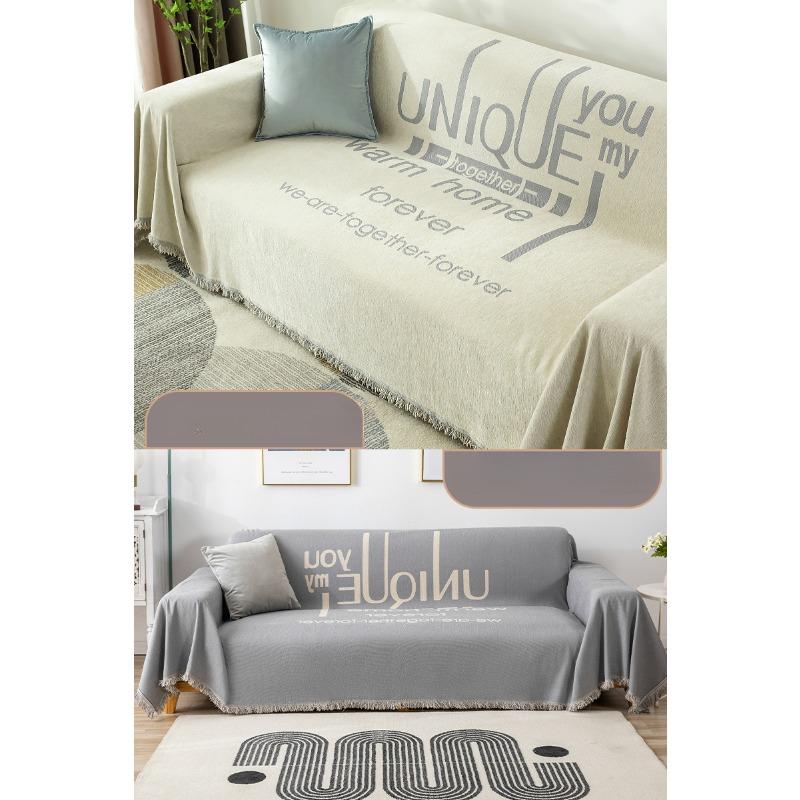 

Universal Anti-Scratch Sofa Cover All-Inclusive Mat Soft Towel Protector for Four Seasons Use Pet Friendly Durable 180*130cm