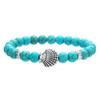 Bohemian Turquoise Beaded Bracelet Set For Women Men With Geometric Design For Travel Gift