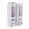 Shampoo Conditioner Dispenser Punchless Wall Mounted 2 Chamber Soap Dispenser for Bathroom Hotel Hospital