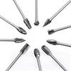 Tungsten Carbide Rotary Files Hard Alloy Rotary Bur Drill Bit Engraving Cutter Carbide Rotary File Tungsten Wood/Stone Carving