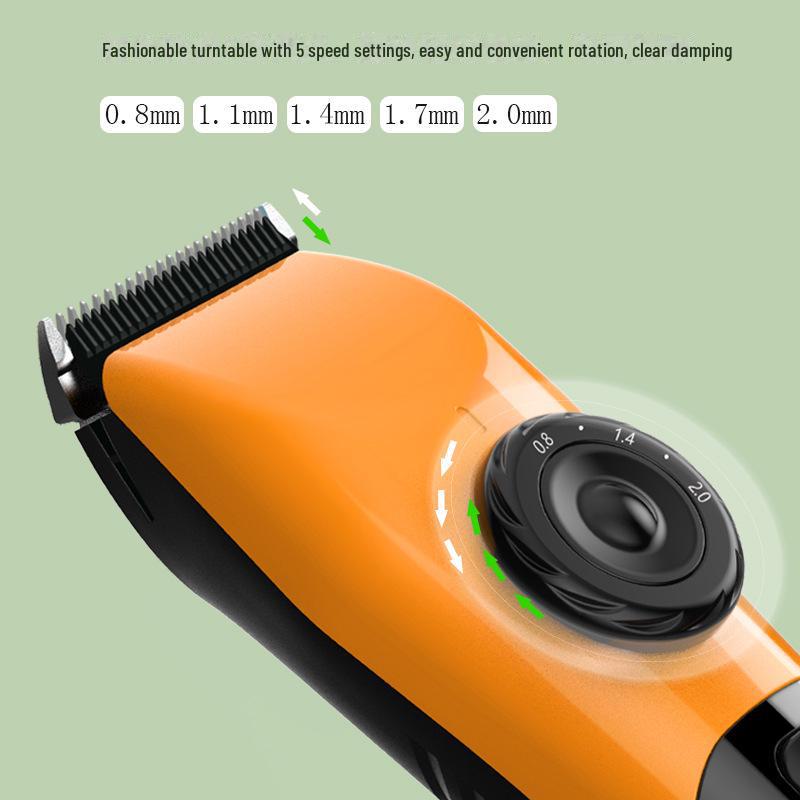 High-Power Professional Rechargeable Hair Clipper for Barber & Home Use