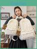 Korean Style Girls Backpack With Bow Pattern For School And Travel Purposes