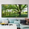 Pintura de flores de paisaje de viento, decoración de arte de la pared, decoración minimalista nórdica, póster, imagen, pintura para decoración del hogar y sala de estar
