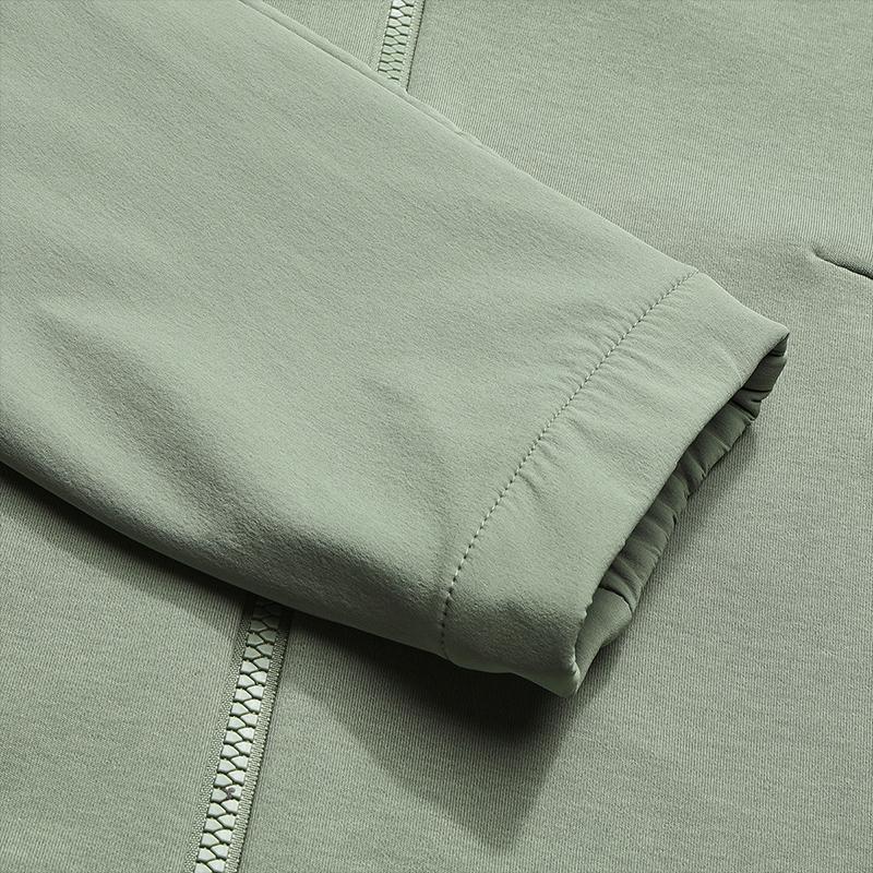 FILA White Fashionable Casual Loose Knit Hoodie Men Tops F11M543505FKK