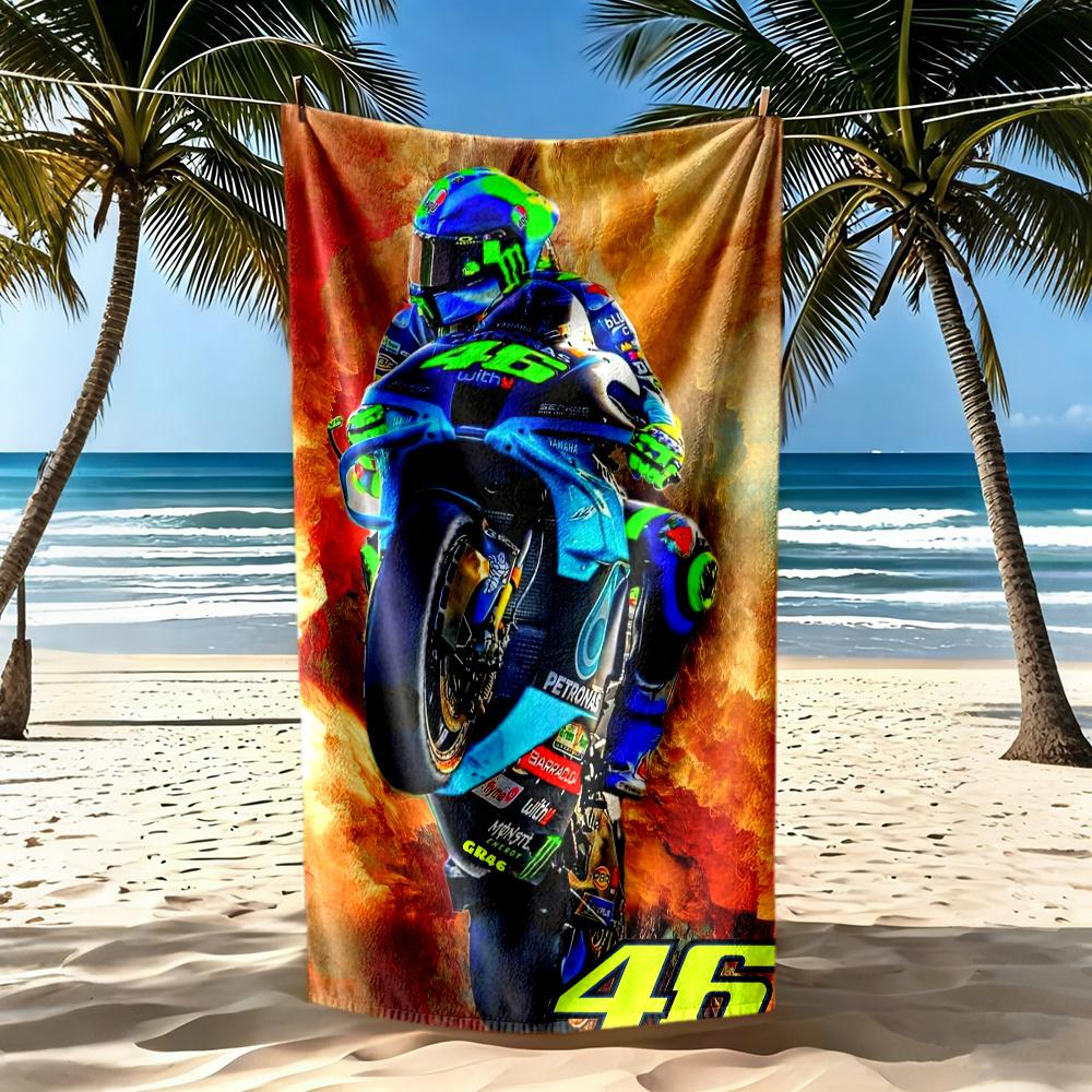 Doctor Valentino Rossi Beach Towel High Absorbency Quickdry Comfortable Lightweight