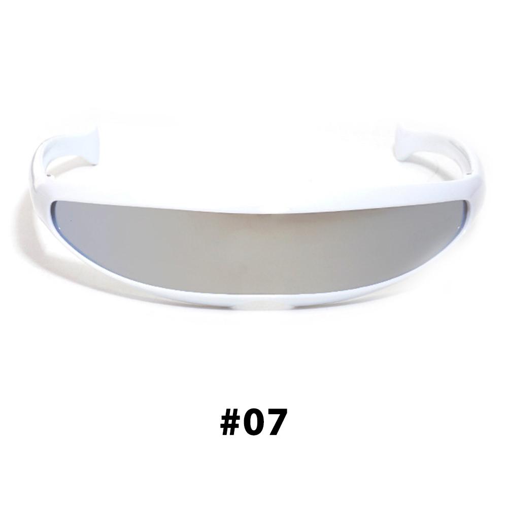 

Новые футуристические узкие солнцезащитные очки-циклопы лазерные очки UV400 личность зеркальные линзы костюмные очки мужские солнцезащитные очки As shown in the figu