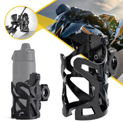 Suporte de Garrafa de Água para Bicicleta Multiuso Porta-Bebidas Suporte para Motocicleta Ferramentas Copo Guidão Com V1V2