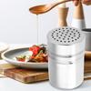 Stainless Steel Kitchen Gadget Seasoning Spice Condiment Bottle Organizer Jar Canister