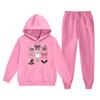 Kids Halloween Hoodie Set Long Sleeve Pullover Sweatshirt with Hood and Matching Pants Soft Comfortable Outfit for Children