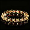 8A Grade Natural Citrine Bracelet Icy Clear Yellow Crystal Bead Bracelet Single Strand Round Beads Jewelry