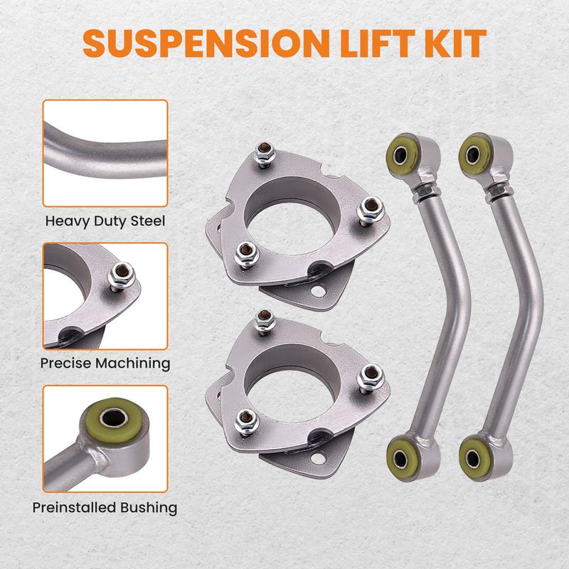 Front Rear 2" Leveling Lift Kit Alignment Fit Jeep Compass Patriot MK 2007-2017