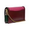 Coach Hutton Series Fashion Trend Color Block Leather Shoulder Crossbody Bag Women Bags Red Pink 889-B4CAH