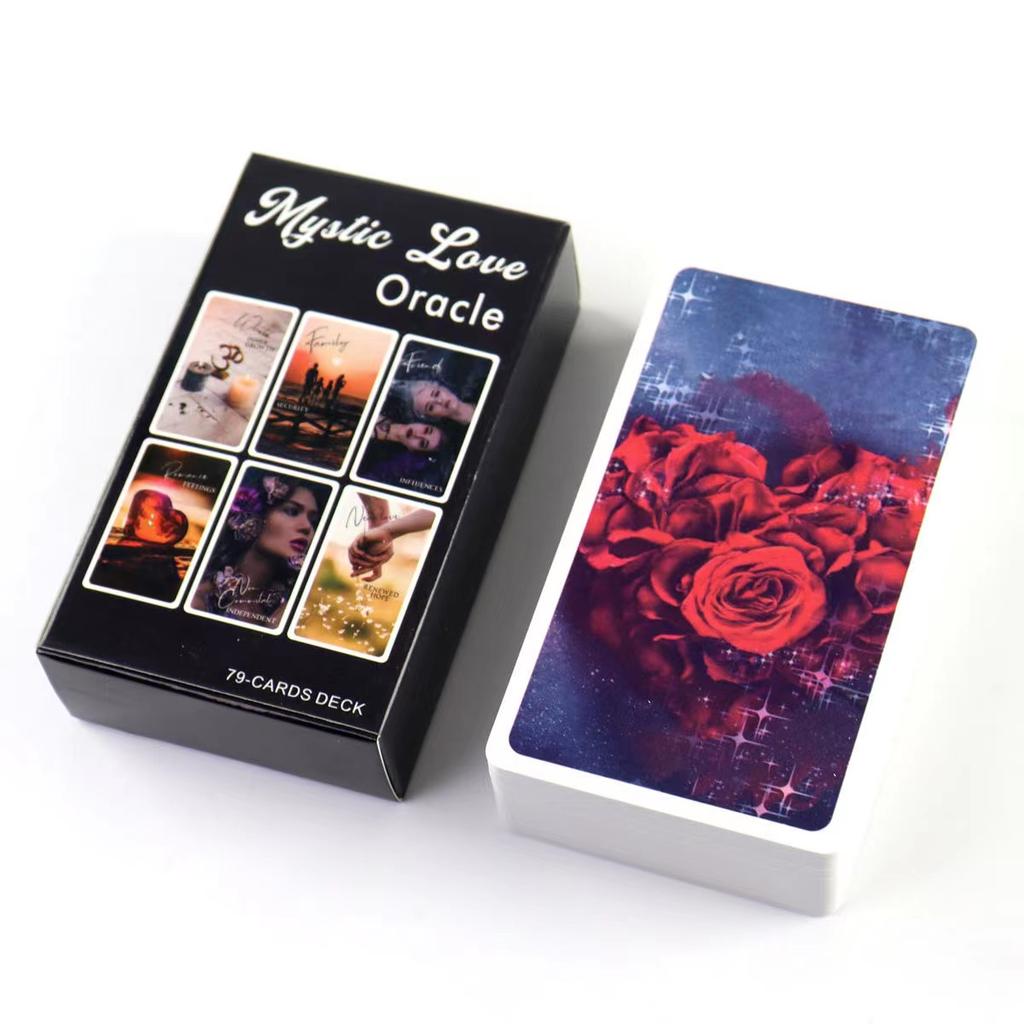 Cărți Oracol Iubire Mistică A 79 Joc de Cărți Tarot de Masă Petrecere Mistică Tarot Instrumente de Divinație Pachet Tarot de Masă Mărturie de Petrecere