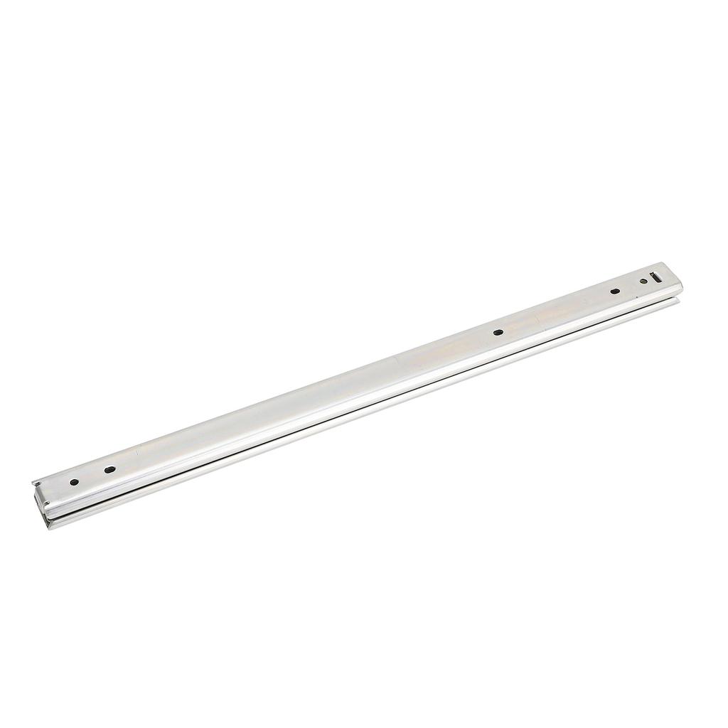 20 Zoll Schubladenschiene 27 mm Breite 38 kg Tragfähigkeit 3-fach Vollauszug Seitenmontage Kugellager