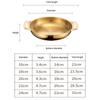 Conjoined Double Handles Cooking Pan Stainless Steel Soup Basin Korean Style Pot  Ramen