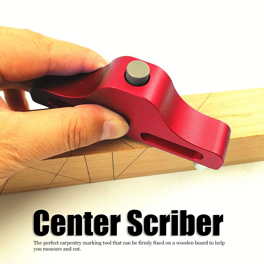 ZX 1 Center Finder Scriber Line Marking Tool for Woodworking Carpenter Alignment Ruler