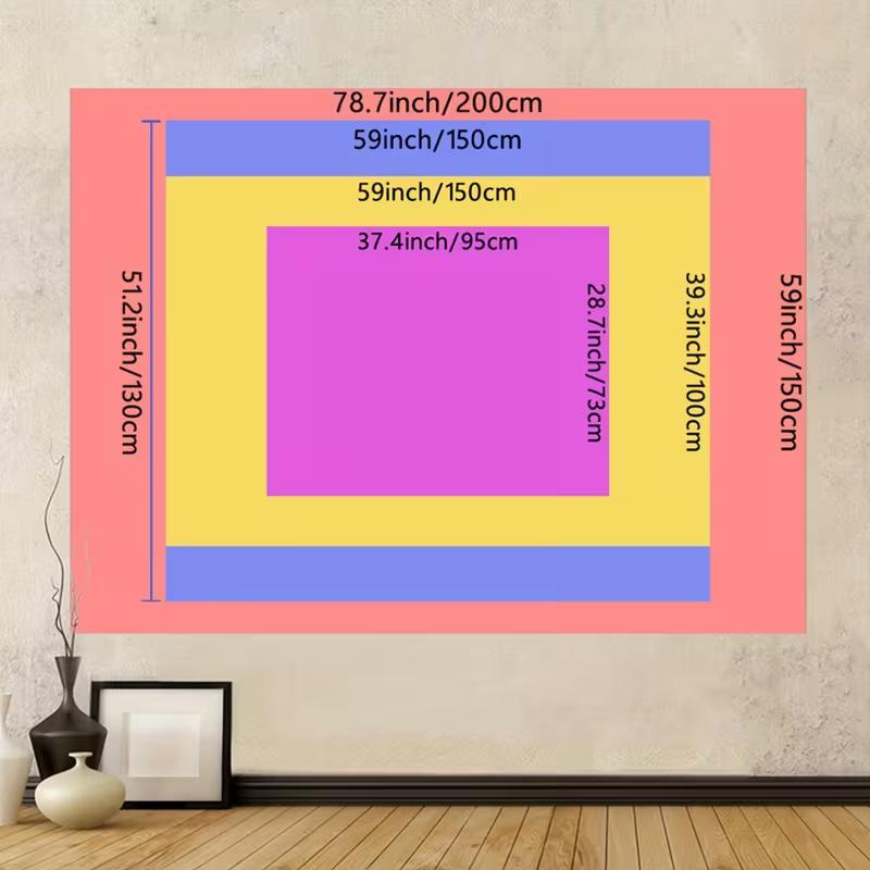 2D Catholic Virgin Mary and Angels Tapestry Modern Room Wall Decor