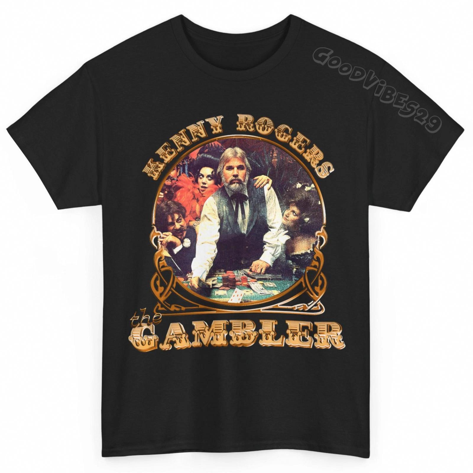 Kenny Rogers The Gambler Vintage 90s Music Gift Tee S-5XL Men Women Unisex XS