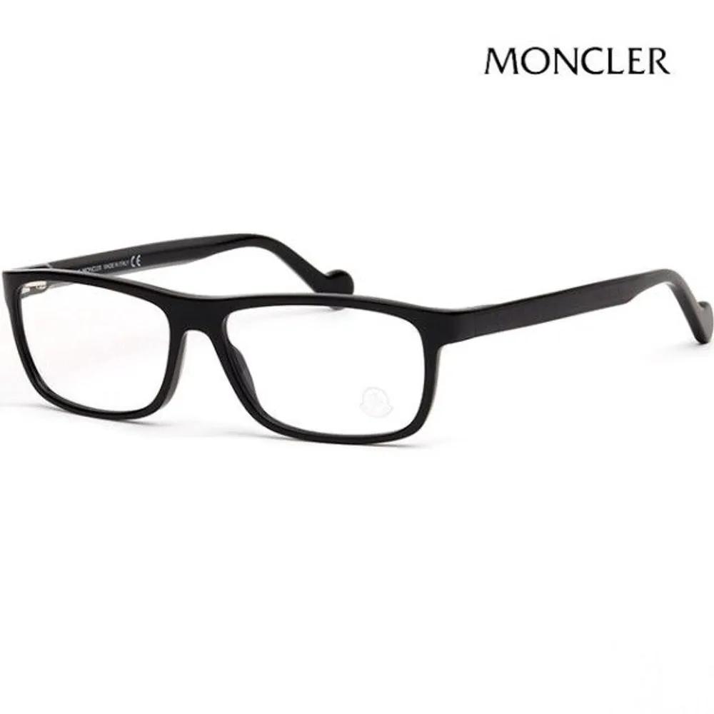 [Moncler] Eyeglass Frames ML5063 001 Rectangular Horn-rimmed Black Men Women