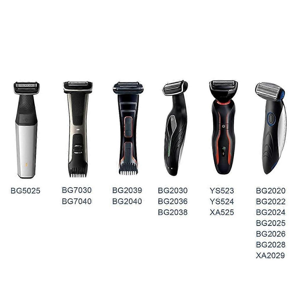 Confezione da 3 Lame di Ricambio BG5025, Compatibili con Rasoio Bodygroom Bodyworker, Lame a Pellicola Impermeabili per una Rasatura Liscia, Accessori per la Cura dell'Uomo