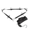 Hockey Portable Gear Rack Strap Organizer Portable Drying Rack with 12 Hooks,Hockey Equipment Strap,Sports Gear Organizer