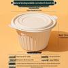 Eco-Friendly Corn Starch Disposable Round Food Containers