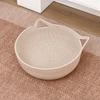 Cotton Rope Woven Cat Bed Basket Dual‑handle Nest with Cushion Cooling Pad Scratch‑proof for Indoor Cats All Season