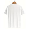 European sizes Vibrant Map Letter Print Crew Neck T-Shirt - Women's Short Sleeve Casual Top for Spring & Summer