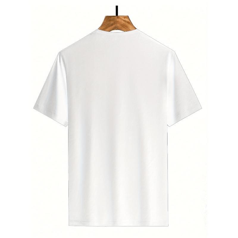 European sizes Vibrant Map Letter Print Crew Neck T-Shirt - Women's Short Sleeve Casual Top for Spring & Summer