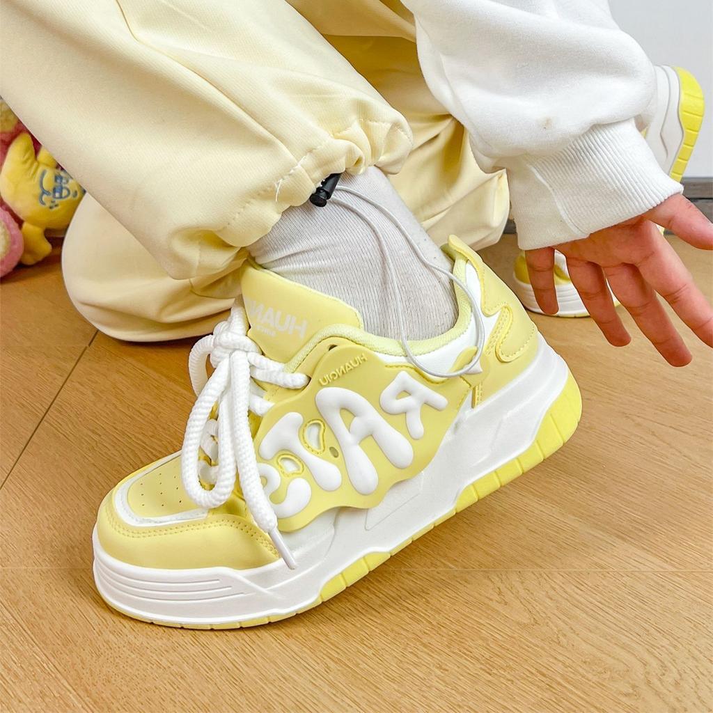 Damenschuhe Vielseitige Lässige Sportliche Plateau-Schuhe Board-Schuhe