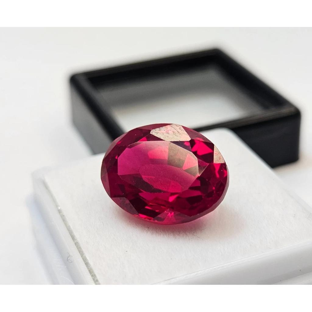 Certified Red Ruby Mozambique Oval Cut 12 Ct Fabulous Loose Gemstone