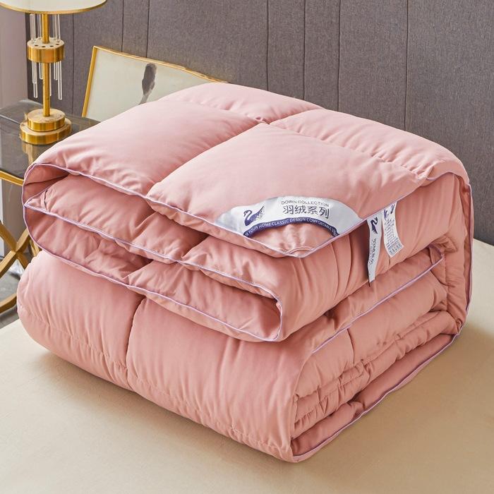4lbs Quilted Comforter Reversible Fluffy Warm Bed Quilt For Autumn Winter Bedroom Bedding