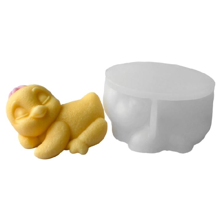 Duck Figurine Silicone Molds for Candle Soap Duck Statue Silicone Mould for Home Decoration Epoxy Resin Project