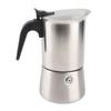 304 Stainless Steel Moka Pot 200 Ml Capacity Double Valve Hand Brewed Coffee Pot 2-4 Cup Capacity Cold Extraction Pot