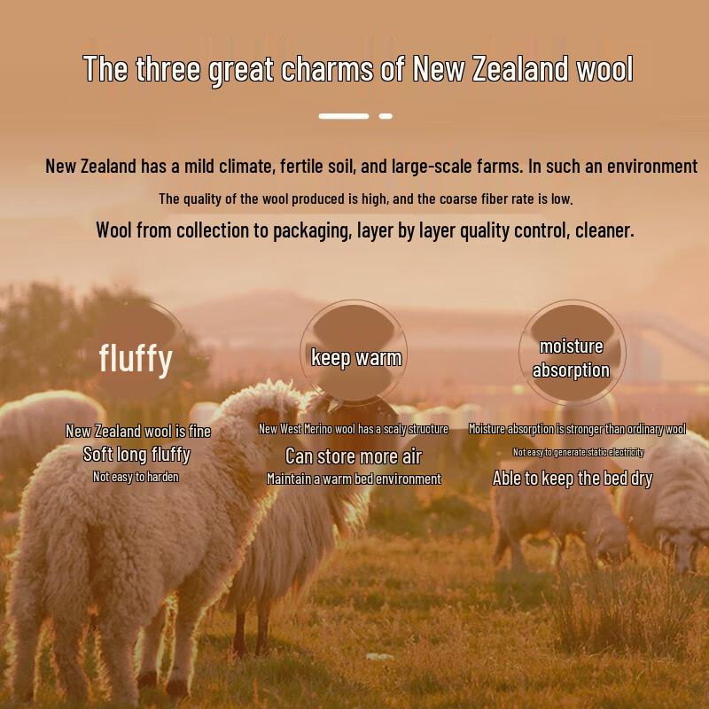 Fuanna Wool Winter Quilt