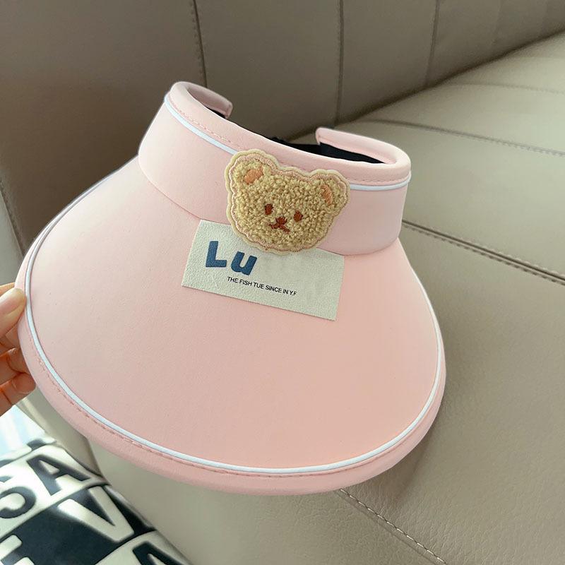 Girls' Summer Sun Protection Visor Hat: Cool and Stylish Children's Sun Hat