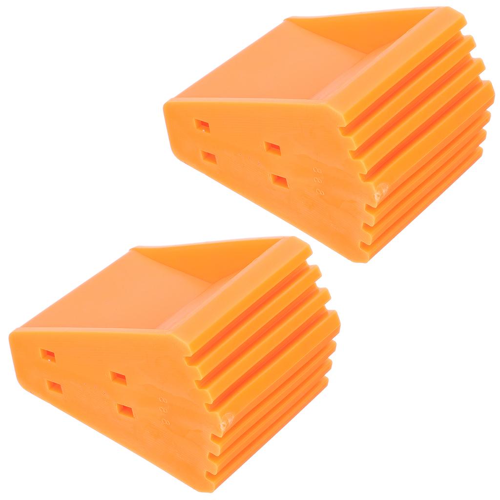 2Pcs Non Slip Ladder Feet Covers Durable Rubber Mats For Parts Telescopic Stair Accessories Household Supply Bath Decor Sets