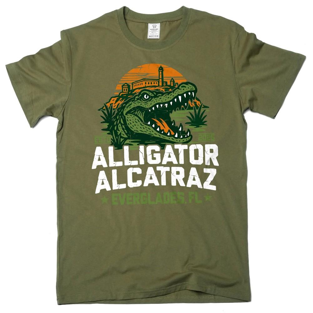

Trump 2025 Alligator Florida Shirt, Custom Gift Everglades Funny Political Tee 3XL