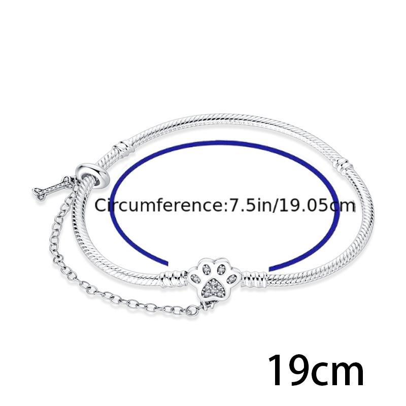 Copper Loving Dog Bead Charms Dog Paw Charm Bead Charms Compatible With Brand 3mm Authentic Bracelets Fine Do It Yourself Women Jewellery Gift