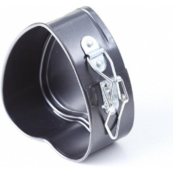 JMXC Set of 4 Mini Non-Stick Spring Pan, 4 Inch Heart Shaped Cake Pan, Sturdy Steel, Hand Wash