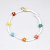 BONBEAU Flower Crush Multi-color Beads Bracelet Smile Charm Multi-color Flower Bead Bracelet