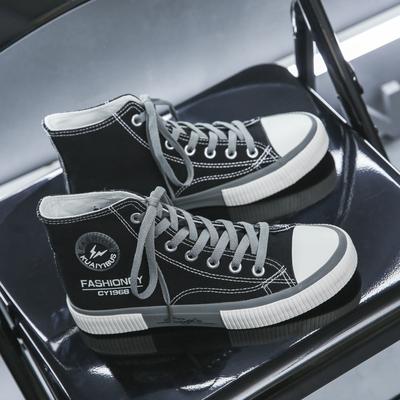 Scarpe di Tela Nuove Primavera Personalità Stile Hong Kong Tendenza Scarpe Casual da Studente Tuttofare Coreane Alte in Tela