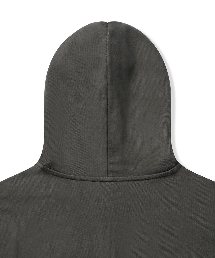 Musinsa Standard Heavyweight Oversized Hooded Sweat Zip-Up [Dusty Khaki]